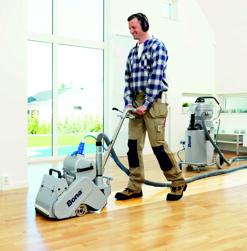 Bona DCS 70 sanding in action _4 Bona DCS 70 sanding in action _4